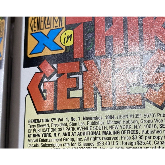 Generation X vol 1 #1 1994 Estate Collectors Marvel Comic Book CL80-241 Unread - Picture 3 of 11
